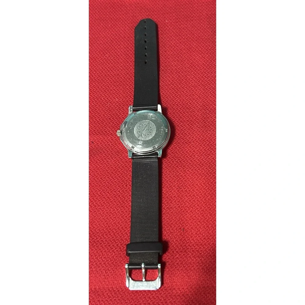 Bulova Marine Star Two-Tone Diver Day-Date White Dial Mens Watch READ